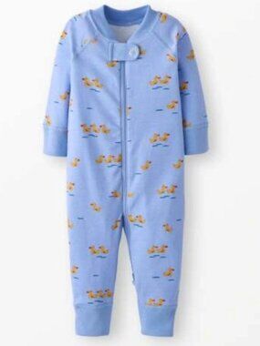 Hanna Andersson HannaJams Sleeper US 12-18 months in blue duck